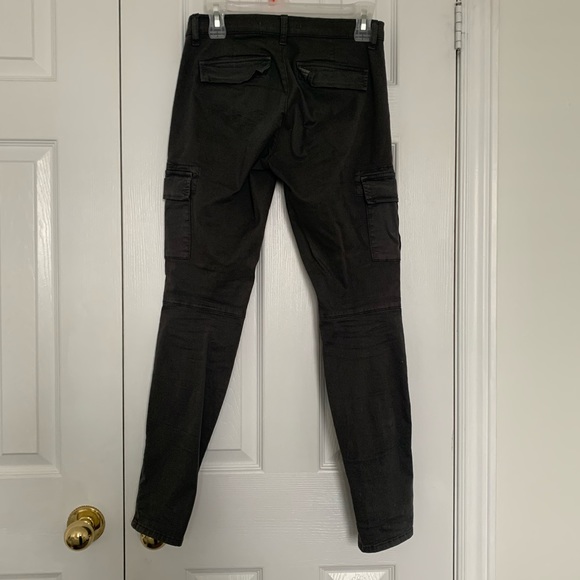 J Brand Grayson Grey Skinny Cargo Pants 25 - Picture 3 of 4
